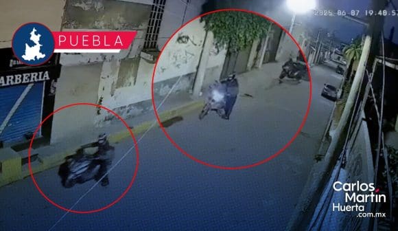 Roban moto en San Jerónimo Caleras: Video se viraliza en redes sociales