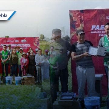 Roberto Solís impulsa mega faena en Huejotzingo para mejorar espacios públicos