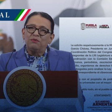 Rosa Icela Rodríguez pide analizar Ley de Ciberasedio en Puebla