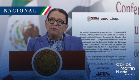 Rosa Icela Rodríguez pide analizar Ley de Ciberasedio en Puebla
