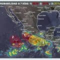 SMN mantiene tres zonas en vigilancia que pueden desarrollar ciclones tropicales