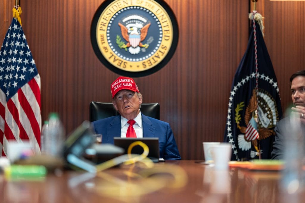 Sala de situaciones Donald Trump