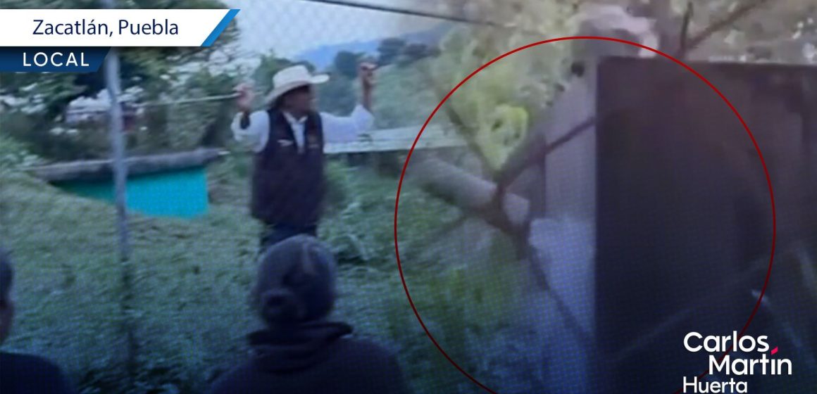 Se desbordan aguas negras de planta tratadora en Zacatlán; aseguran que no funciona