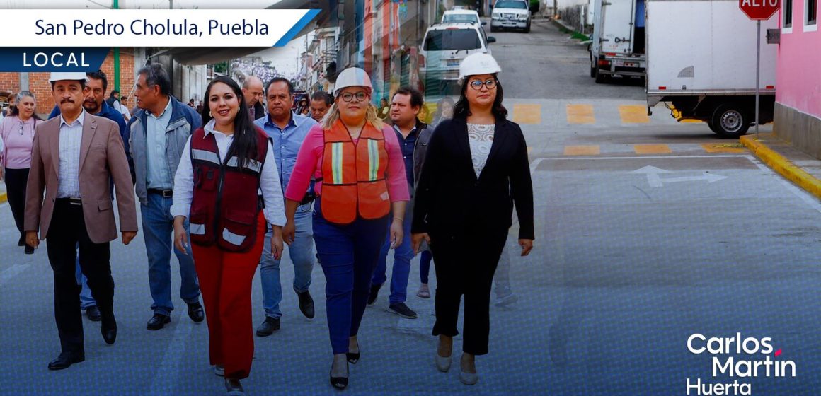 Tonantzin Fernández dio inicio a la inauguración de obras públicas en Santa María Acuexcomac