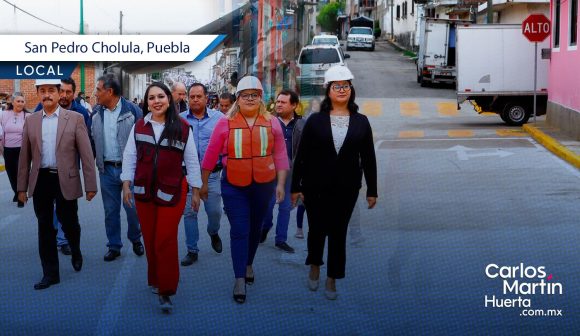 Tonantzin Fernández dio inicio a la inauguración de obras públicas en Santa María Acuexcomac