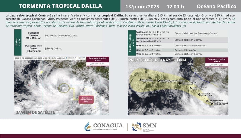 Tormenta tropical Dalila