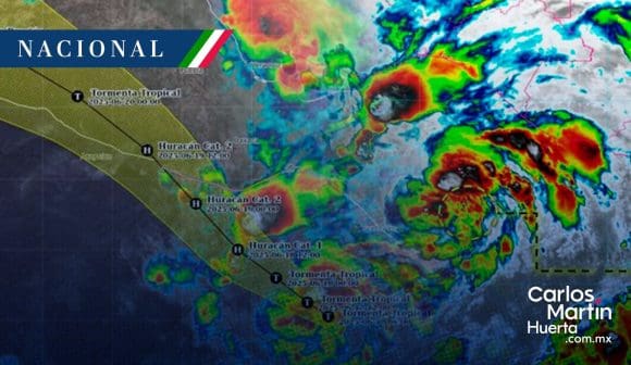 Tormenta tropical Erick se forma en el Pacífico