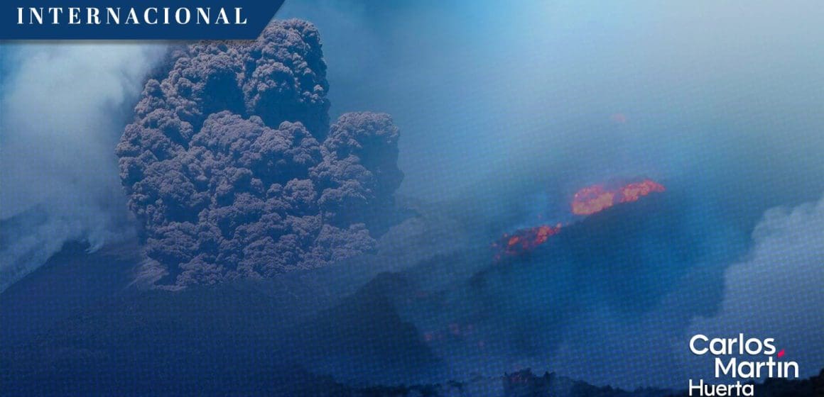 Volcán Etna registra violenta erupción