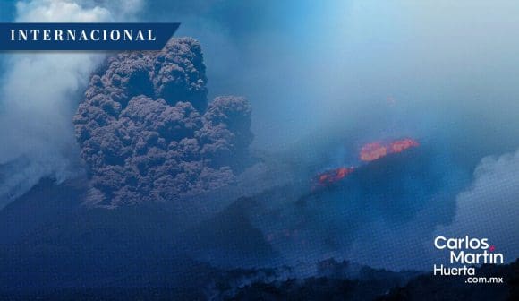 Volcán Etna registra violenta erupción
