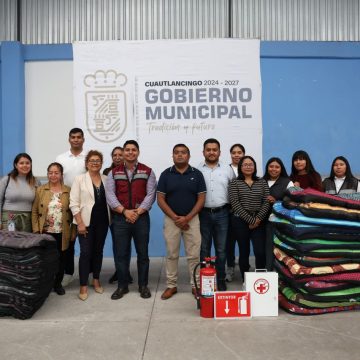 Omar Muñoz habilita albergues temporales en Cuautlancingo ante temporada de lluvias
