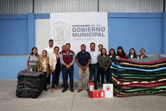 Omar Muñoz habilita albergues temporales en Cuautlancingo ante temporada de lluvias