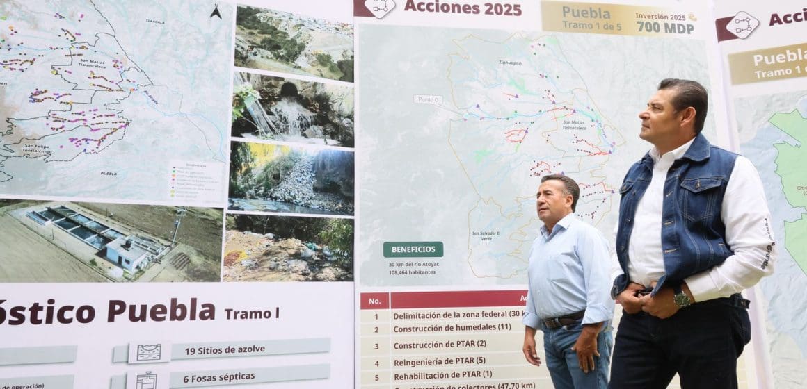 Gobierno de Puebla y CONAGUA impulsan acciones para rescatar el nacimiento del Río Atoyac