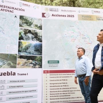 Gobierno de Puebla y CONAGUA impulsan acciones para rescatar el nacimiento del Río Atoyac