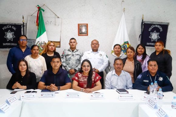 Gobierno de Tonantzin Fernández refuerza la seguridad en juntas auxiliares de San Pedro Cholula