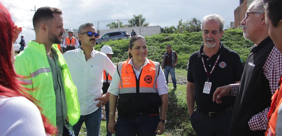 Refuerza Ayuntamiento de Puebla limpieza en el vaso regulador Puente Negro ante temporada de lluvias
