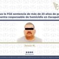 FGE logra sentencia de más de 23 años de prisión contra responsable de homicidio en Zacapala