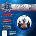 Detención de presunto asaltante en Atlixco tras robo con arma de fuego