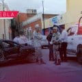 Patrulla de la Guardia Nacional choca tras pasarse el alto en Puebla