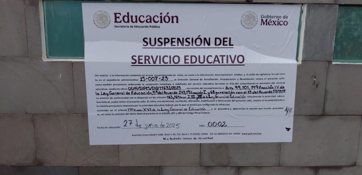 Universidad Cuauhtémoc Puebla: Suspensión temporal de clases por procedimiento SEP