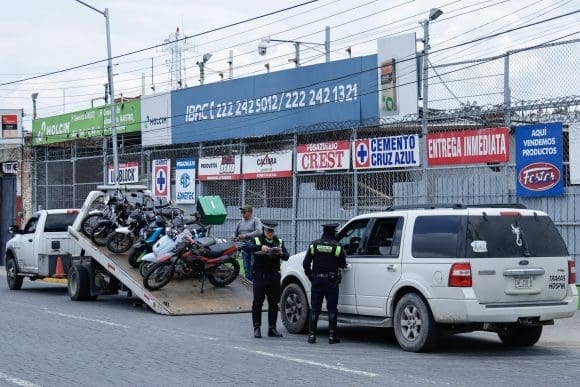 Más de 880 vehículos remitidos al corralón en Puebla como parte del operativo Centinela