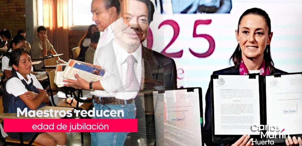 Reducen edad de jubilación para maestros en México