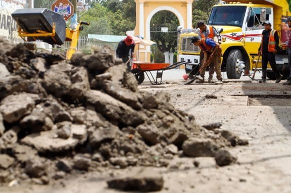 Continúa la segunda etapa del programa “Bachetón” en San Pedro Cholula: Mejoras en la infraestructura urbana