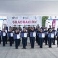 Se gradúan 24 nuevos policías en Puebla; 46% son mujeres