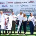 Gobierno de Armenta impulsa seguridad y bienestar con rehabilitación de laterales en Recta a Cholula