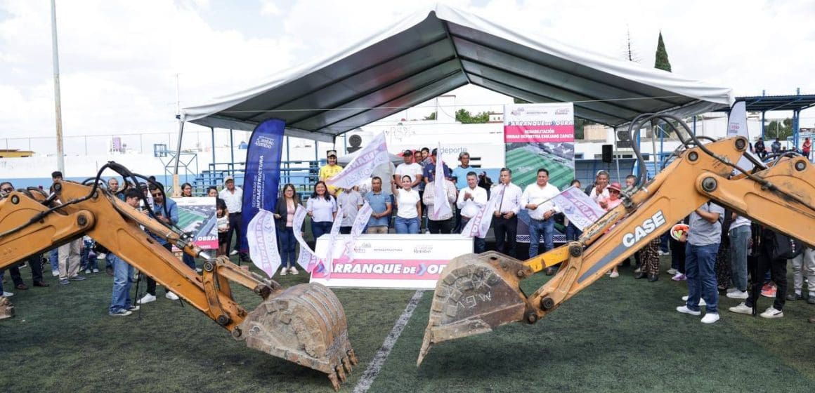 Con obras Lupita Cuautle transforma espacios para fomentar el deporte y la vida sana
