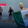 Abraham Jauli, el nadador poblano que reta al Canal de la Mancha en un homenaje a su padre