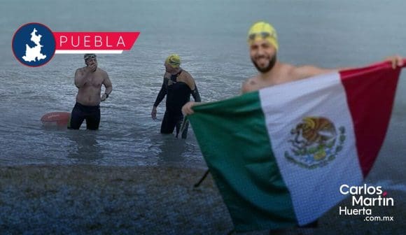 Abraham Jauli, el nadador poblano que reta al Canal de la Mancha en un homenaje a su padre