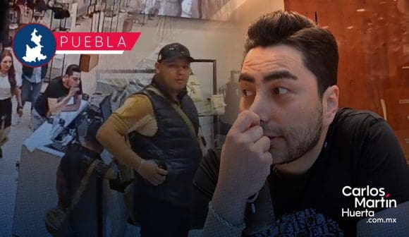Alcalde de Cuyoaco, Iván Camacho Romero, amenaza a personal en tienda de Angelópolis
