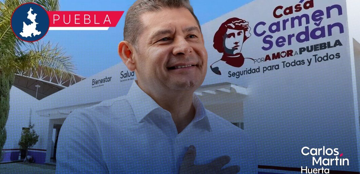 Alejandro Armenta celebra disminución del 40% de feminicidios en Puebla