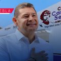 Alejandro Armenta celebra disminución del 40% de feminicidios en Puebla