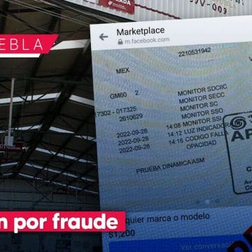 Alertan por fraude para obtener holograma de la revista vehicular en Puebla