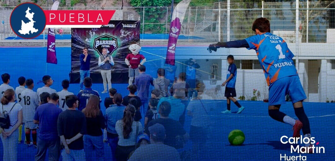 Arranca el Torneo de Barrios de Fútbol 7 en Puebla