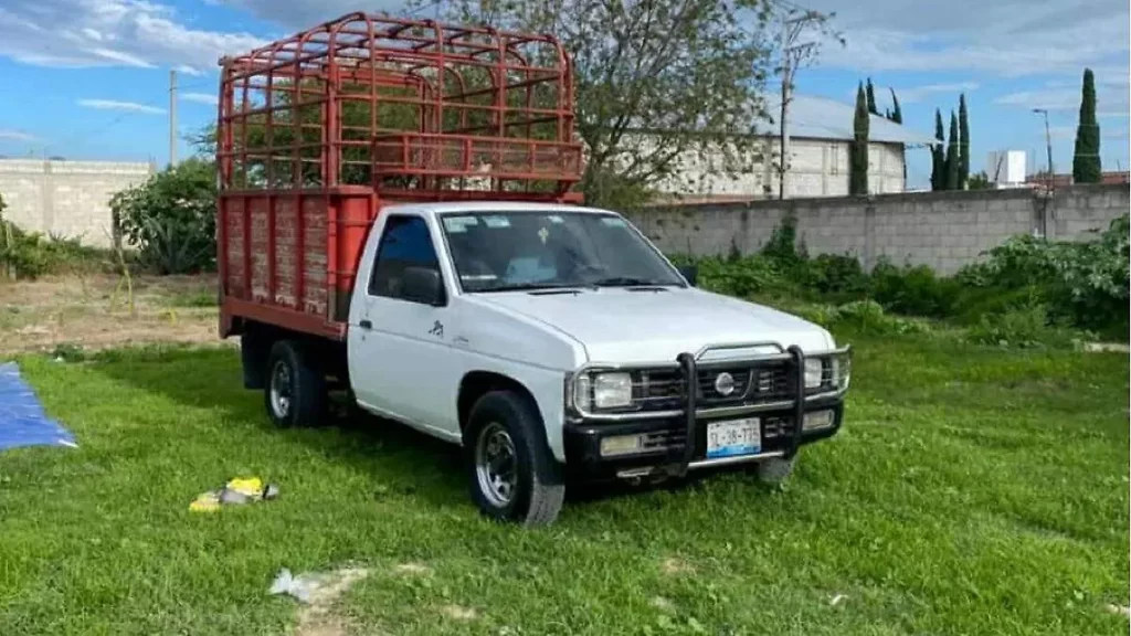 Asalto a mano armada en Guadalupe Victoria; roban camioneta con ganado ovino