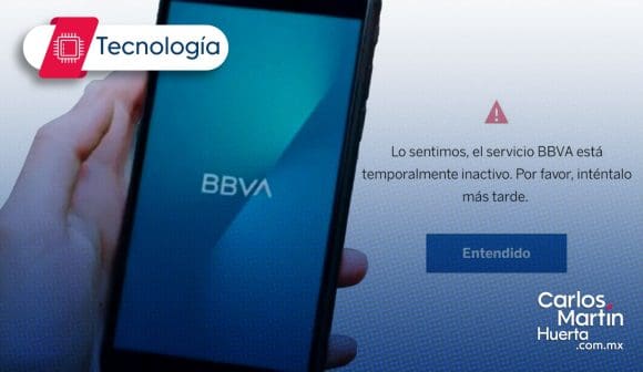 BBVA México reporta fallas en su aplicación móvil