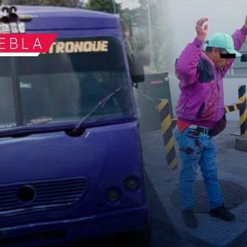 Balean a pasajero tras oponerse a asalto a unidad de la Ruta los Morados frente a Plaza Loreto