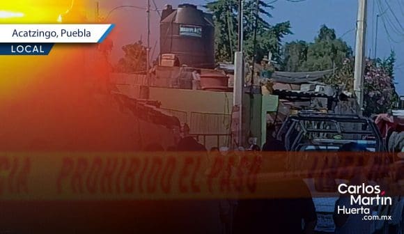 Mueren calcinados padre y tres hijas tras incendio de vivienda en Acatzingo  