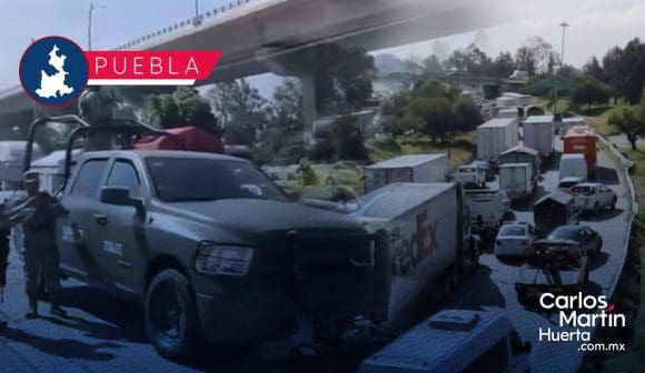 Caos total en la autopista México-Puebla; accidentes, operativos y obras desquician a conductores