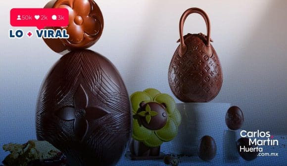 Integrante de Grupo Firme rompe bolsa de chocolate Louis Vuitton