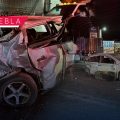 Choque en la federal Puebla-Tehuacán deja a un menor y tres adultos lesionados