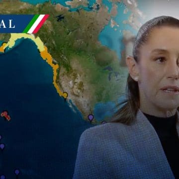 Sin daños tras alerta de tsunami en México por terremoto en Rusia: Sheinbaum  