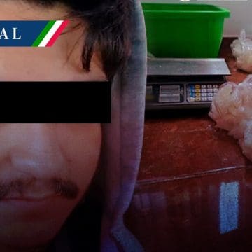 Detienen a dos hombres, aseguran metanfetamina y laboratorio en Michoacán