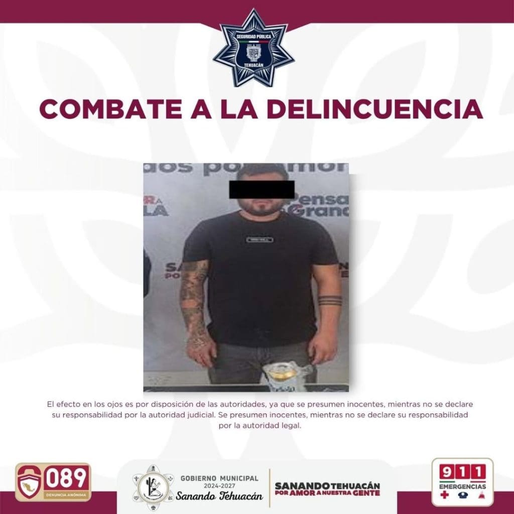 Detienen en Tochapa a hombre con 18 dosis de presunta droga