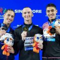 Diego Villalobos, nadador artístico, logra bronce en Singapur