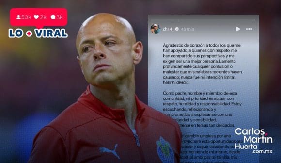 “Chicharito” Hernández ofrece disculpas por comentarios machistas