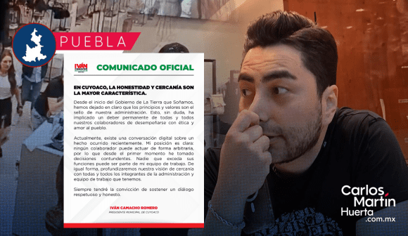 Alcalde de Cuyoaco, fija postura tras incidente en Angelópolis: “La honestidad es el sello de esta administración”