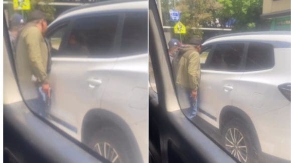 ¡IMPACTANTE! Asalto a cuentahabiente en Puebla: Captan robo de nómina cerca del CENHCH